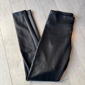 Express Black Faux Leather Leggings